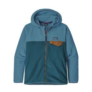 Patagonia Kids' Micro D Snap-T Jacket, Pigeon Blue, Size Large (12)